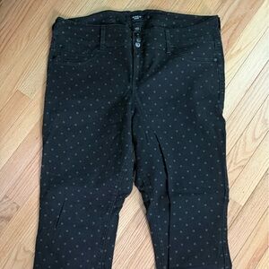 Torrid Black Polka Dot Jeggings